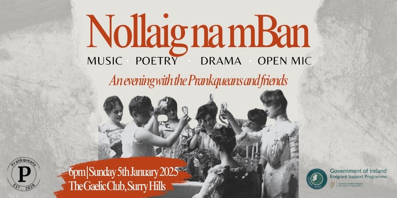 'Nollaig na mBan', An evening with the Prankqueans & Friends