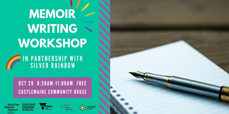 Seniors Festival: LGBTQIA+ Memoir Writing Workshop