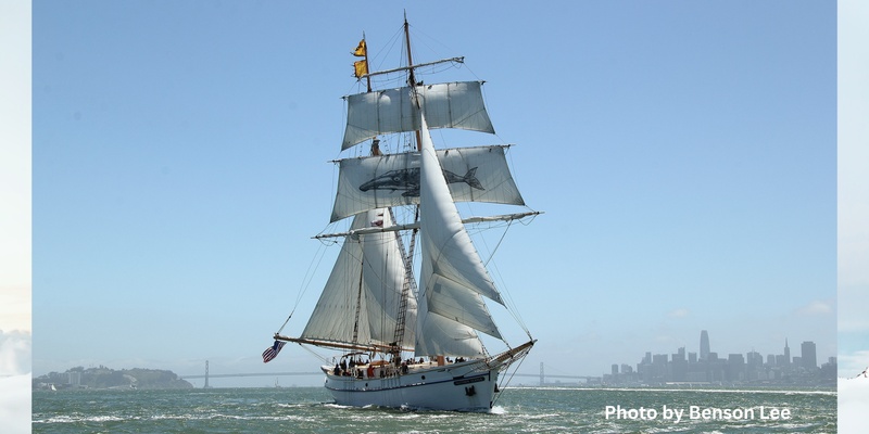 Earth Day Sail on brigantine Matthew Turner