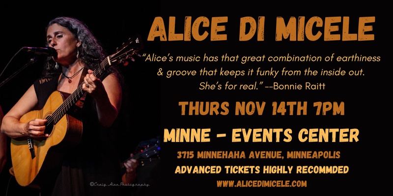 Alice Di Micele in Minneapolis!