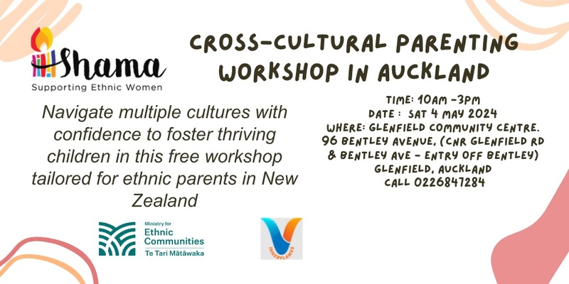 Cross-Cultural Parenting Workshop in Auckland May 2024