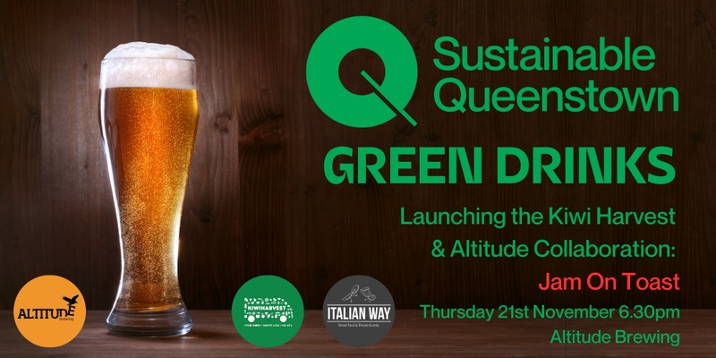 Green Drinks: Kiwi Harvest and Altitude Brewing 'Jam on Toast' Beer Launch 