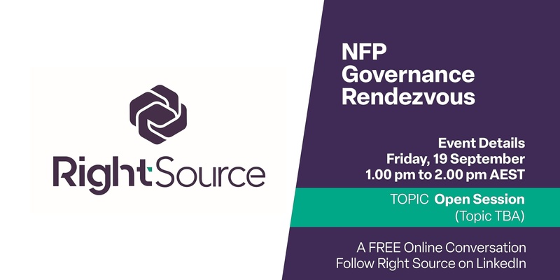 NFP Governance Rendezvous September: Open Session - Topic TBA