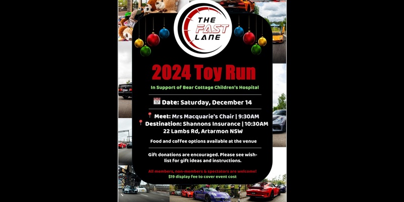 The Fast Lane - 2024 Toy Run