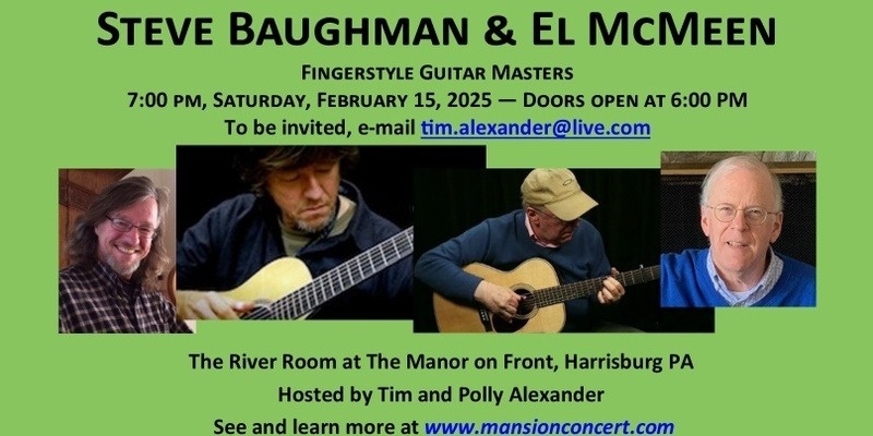 An Evening with Steve Baughman & El McMeen