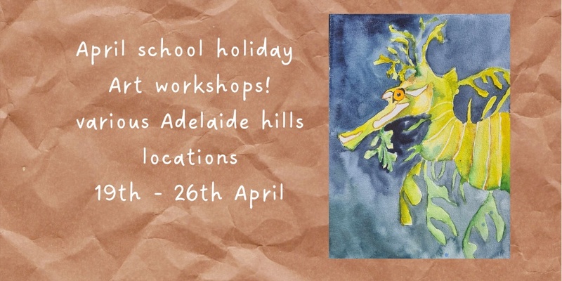 April school holiday art workshops 