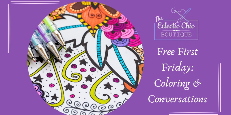 Free First Fridays: Coloring & Conversations