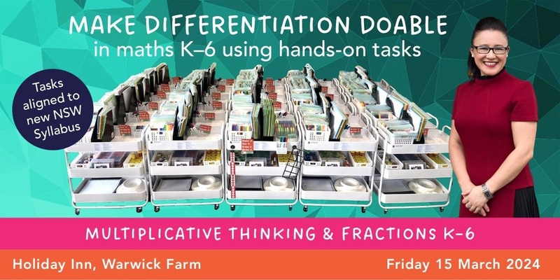 Make Differentiation Doable with Anita Chin | Multiplicative thinking & fractions | Warwick Farm