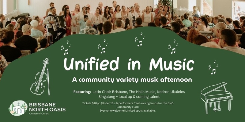 Unified in Music - a Community Variety Music Afternoon 