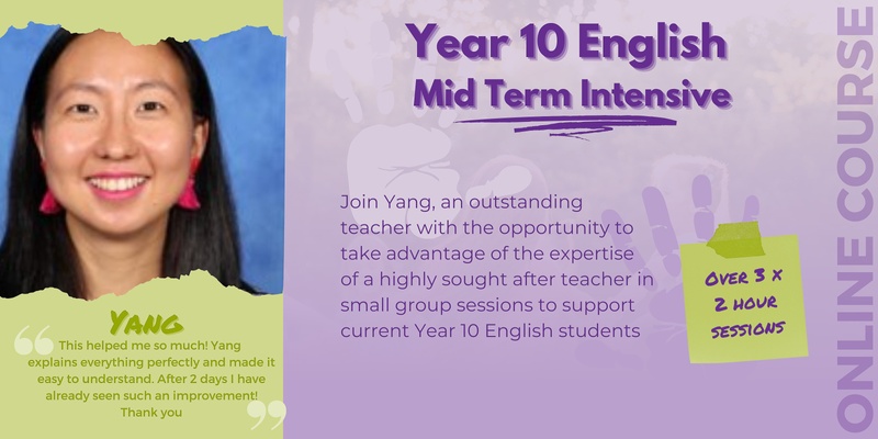 Year 10 English Mid Term Intensive Course
