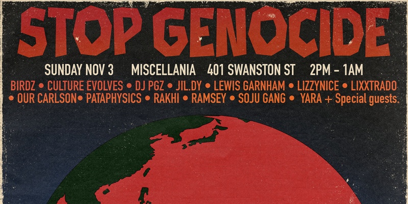 ‘STOP GENOCIDE’ Fundraiser