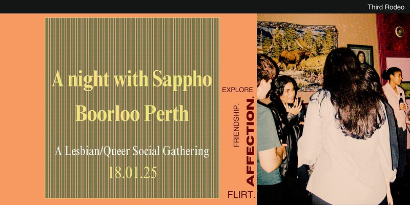 A night with Sappho: Boorloo, Perth.