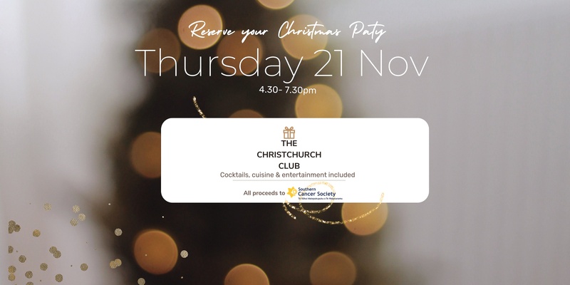 Christmas Soirée with the Southern Cancer Society!