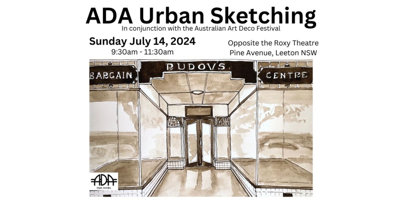 ADA Urban Sketching - Australian Art Deco Festival