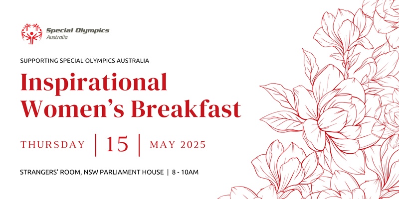 2025 Special Olympics Australia Inspirational Women's Breakfast