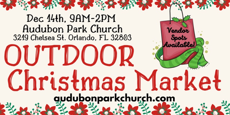 Christmas Pop Up Market Vendor Sign Up