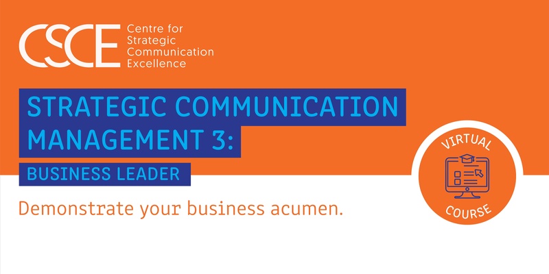 Strategic Communication Management 3: Business Leader (Asia-Pacific)