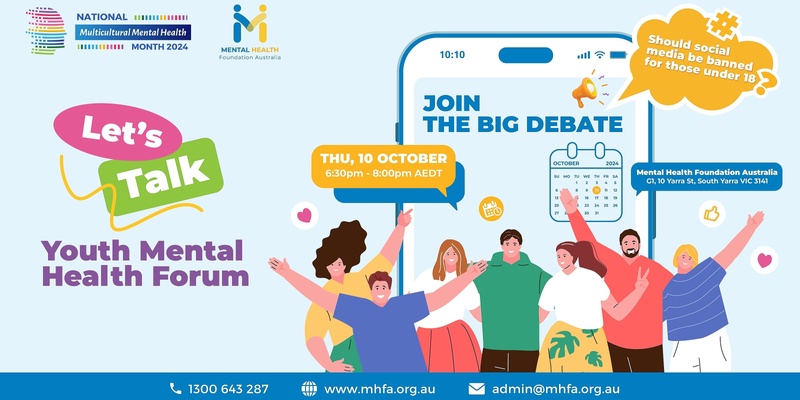 Let's Talk: Youth Mental Health Forum