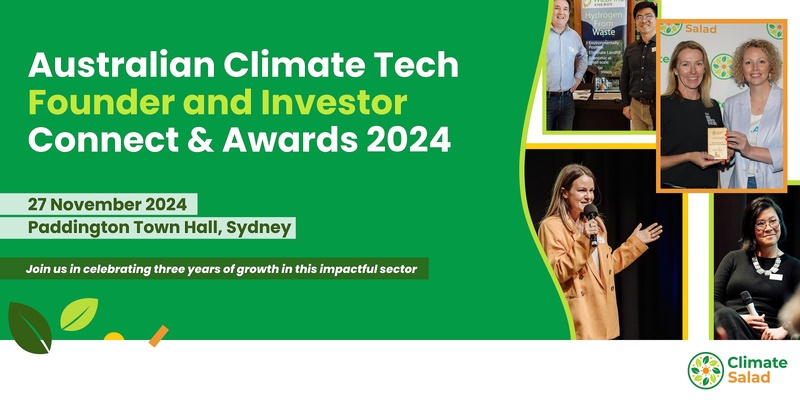 Australian Climate Tech Founder & Investor Connect 2024