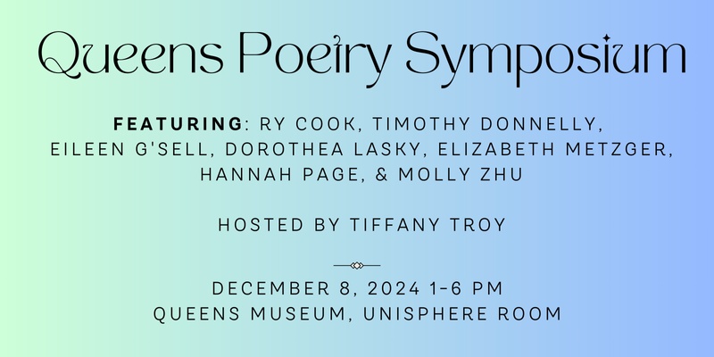 Poetry Symposium at the Queens Museum