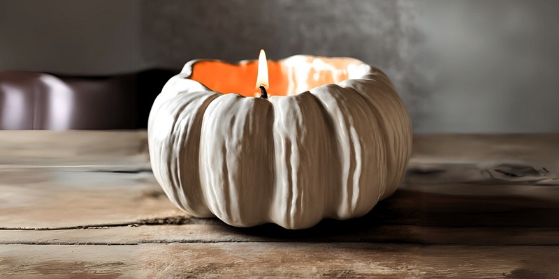 Clay Pumpkin Candle Holder  |  Clay hand Building Event
