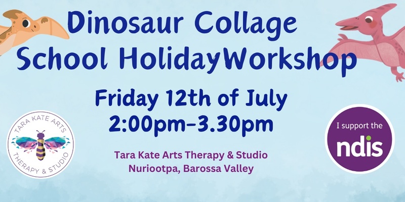 Dinosaur Collage - School Holiday Workshop