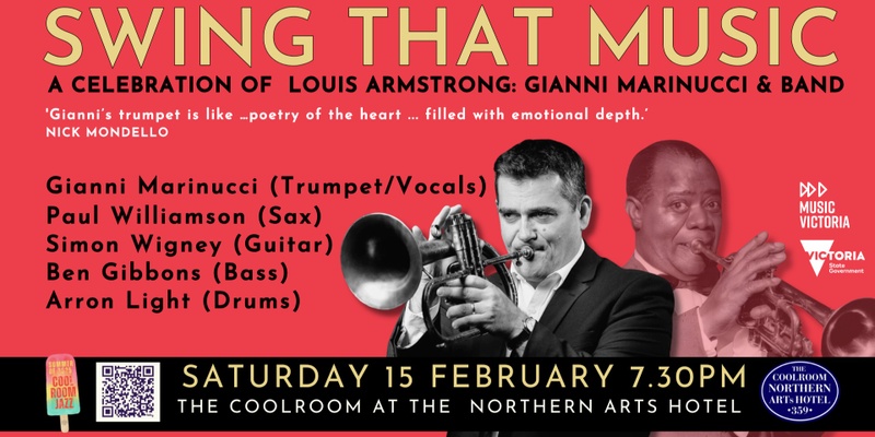 Swing that Music: A Celebration of Louis Armstrong with Gianni Marinucci & Band