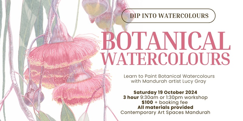 Botanical Watercolours Workshop with Lucy Gray