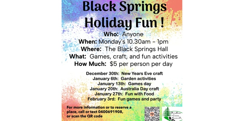 Black Springs Holiday Fun