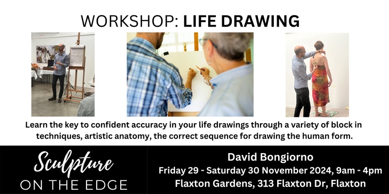 Workshops 2024 - Friday 29 November - David Bongiorno - Life Drawing