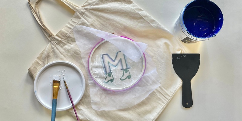 DIY Screen Print a Tote Bag with Maddy