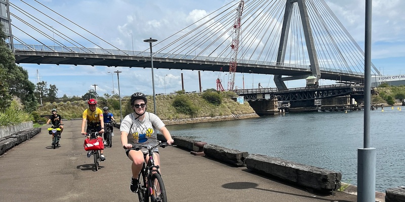 Guided Ride - Green Square to the sea - wharfs & ferries.