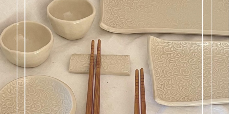 Pottery - Sushi Set & Sake Cups Workshop - Gold Coast