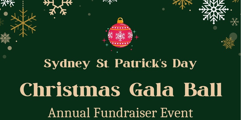 Sydney St. Patrick's Day 2024 Christmas Gala Ball