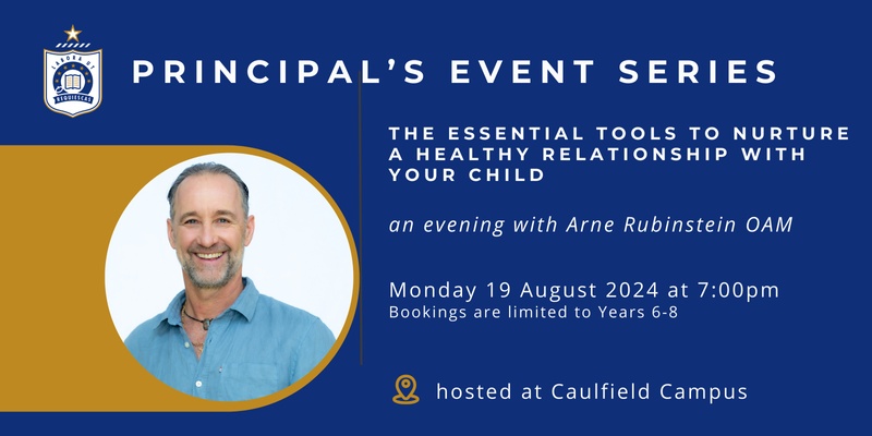 Principal's Event Series : A Workshop Event with Dr Arne Rubinstein OAM