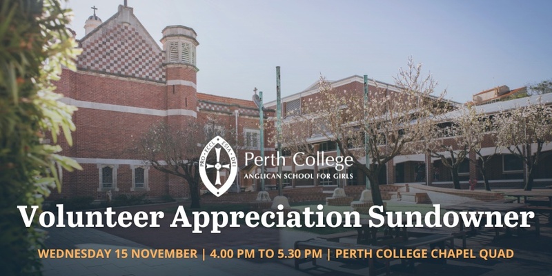 Perth College | Volunteer Appreciation Sundowner 2023