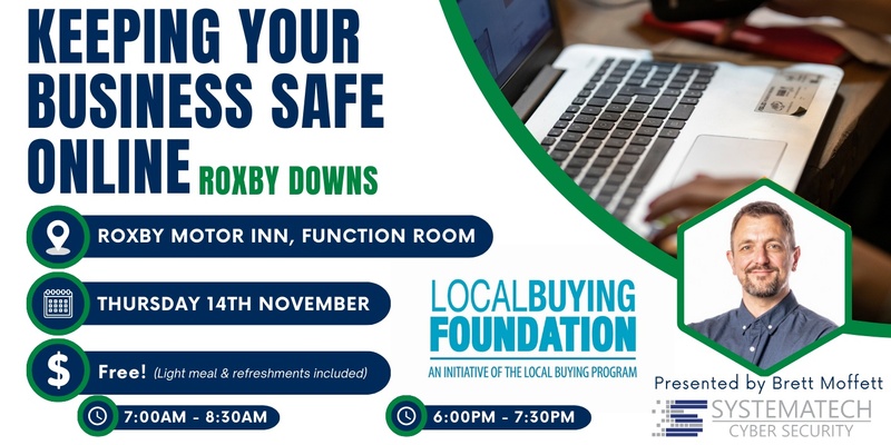 Keeping Your Business Safe Online Workshop - Roxby Downs Morning