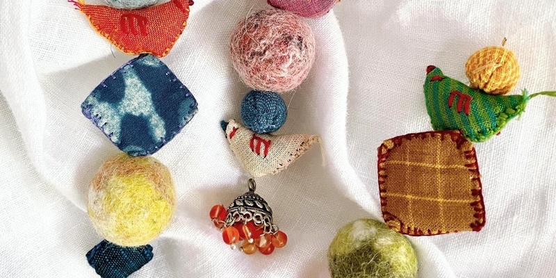 Hanging Felt Beads With Pet Fur - (Rabbit Rescue Fundraiser) THUR 13th March 2025