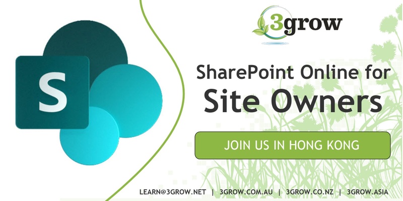 SharePoint Online/2019 for Site Owners, Training Course in Hong Kong