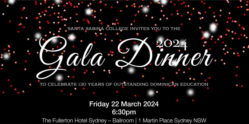 Santa Sabina College Gala Dinner