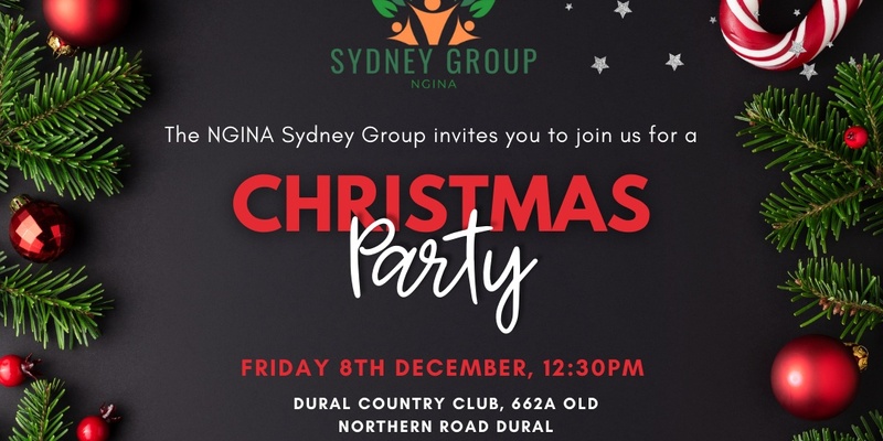 NGINA Sydney Group Christmas Party 2023