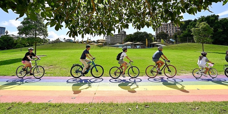 Guided Ride: Pride Ride, Newtown to Taylor Square Loop