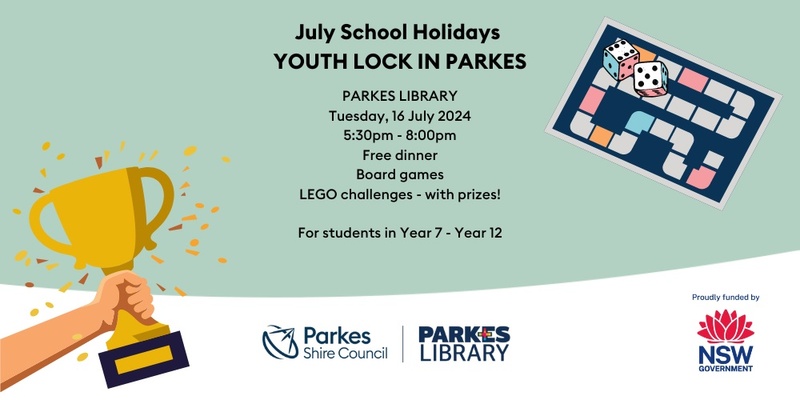 Olympic Youth Library Lock In - PARKES