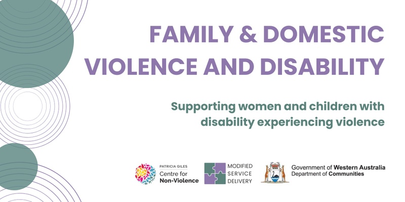 For FDV workers: Family & Domestic Violence and Disability