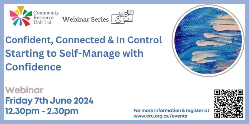 Starting to Self-Manage with Confidence Webinar 