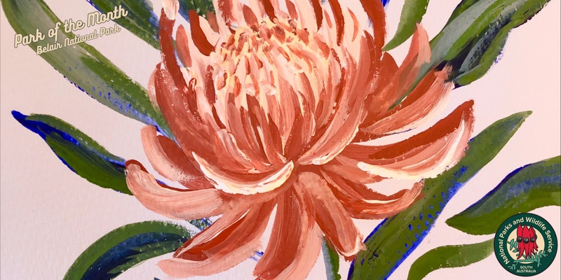 Art in the Park: Painting waratahs with eco-acrylics