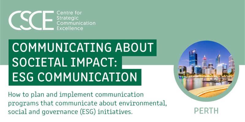 Communicating About Societal Impact: ESG communication