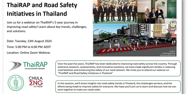 ThaiRAP and Road Safety Initiatives in Thailand