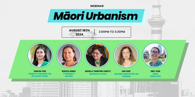 Webinar:  Māori Urbanism