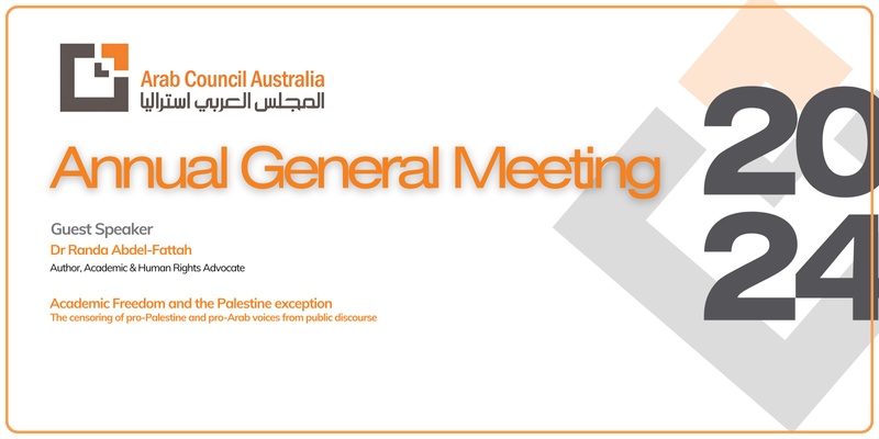 Arab Council Australia AGM 2024